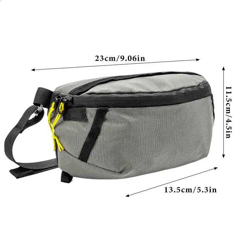 Mobile Phone Case Pouch Waist Bag Waterproof Nylon Multifunction Casual Men Waist Pack with Strap Adjustable for Traveling 250522