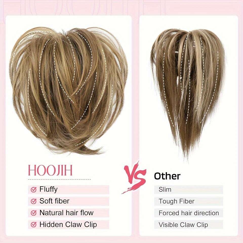 Fashion Women's Ponytail Extension with Bendable Metal Wire Piece Includes Claw Clip - Suitable for All Hair Types