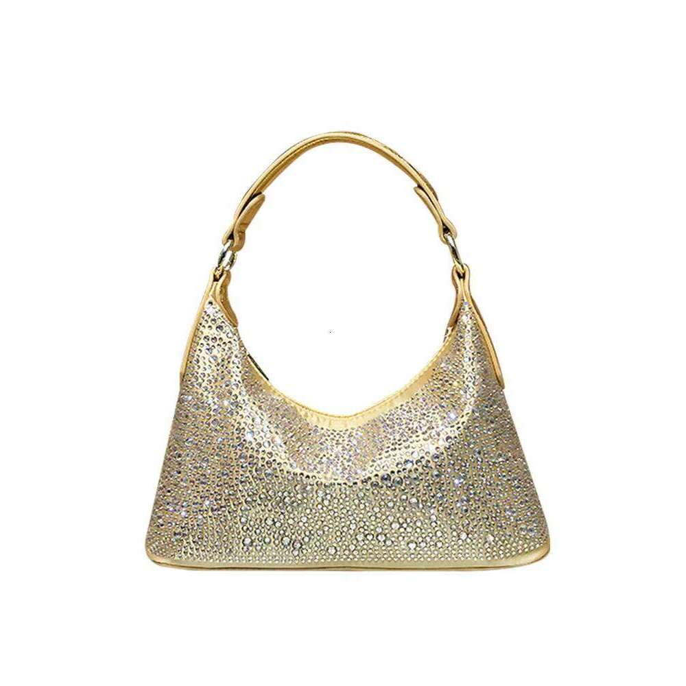 Women Shiny Evening Handbag Female Delicate Rhinestone Shoulder Dinner Fashion Large Capacity Tote Bag Gift For Girls