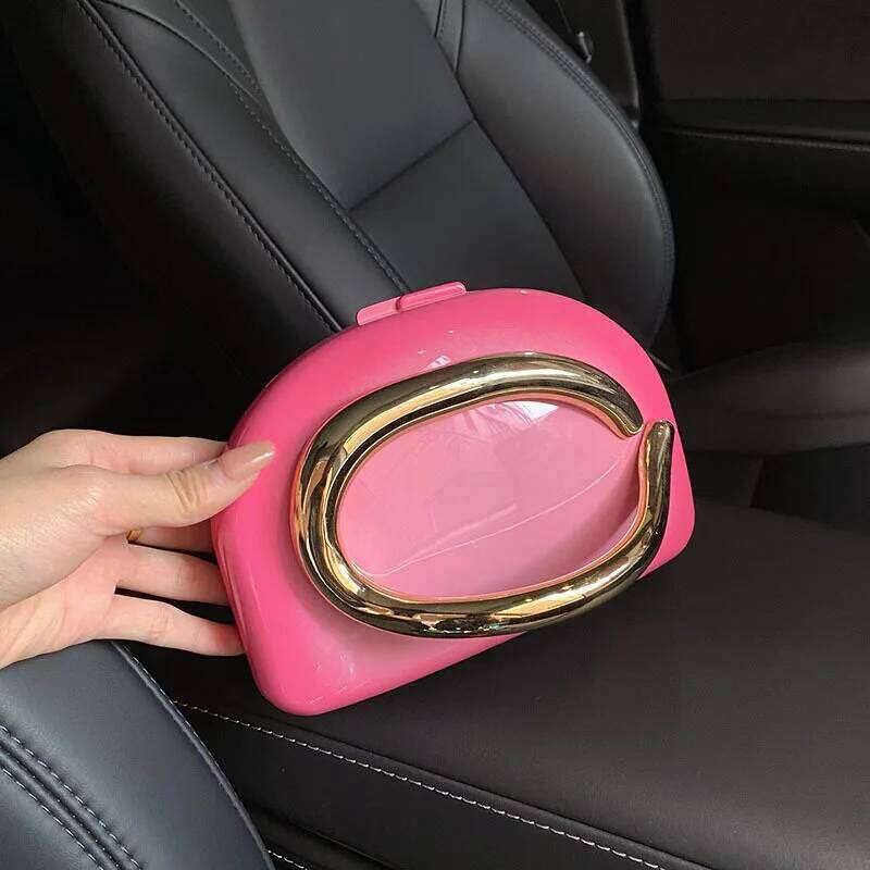 Women's Bags Designer Candy Color Acrylic Clip For Shoulder Clutch Evening Bag Clear Wedding Women Handbag Mini Crossbody Bags