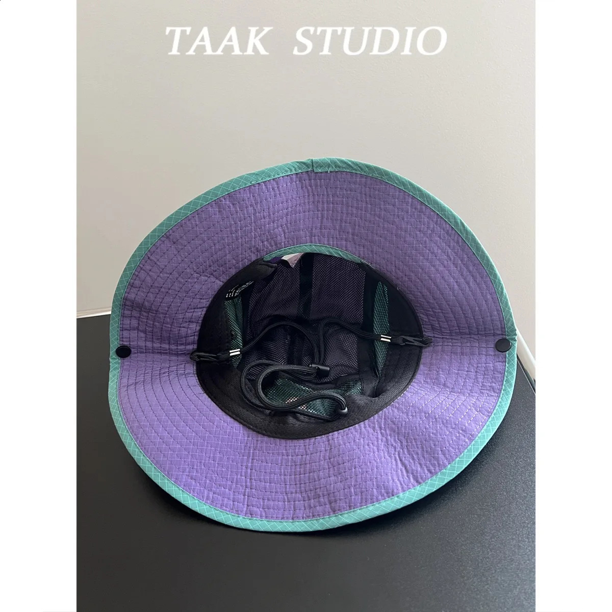 Japanese color blocked lightweight breathable quick drying fabric outdoor hiking fisherman hat womens spring and summer hiking 250523