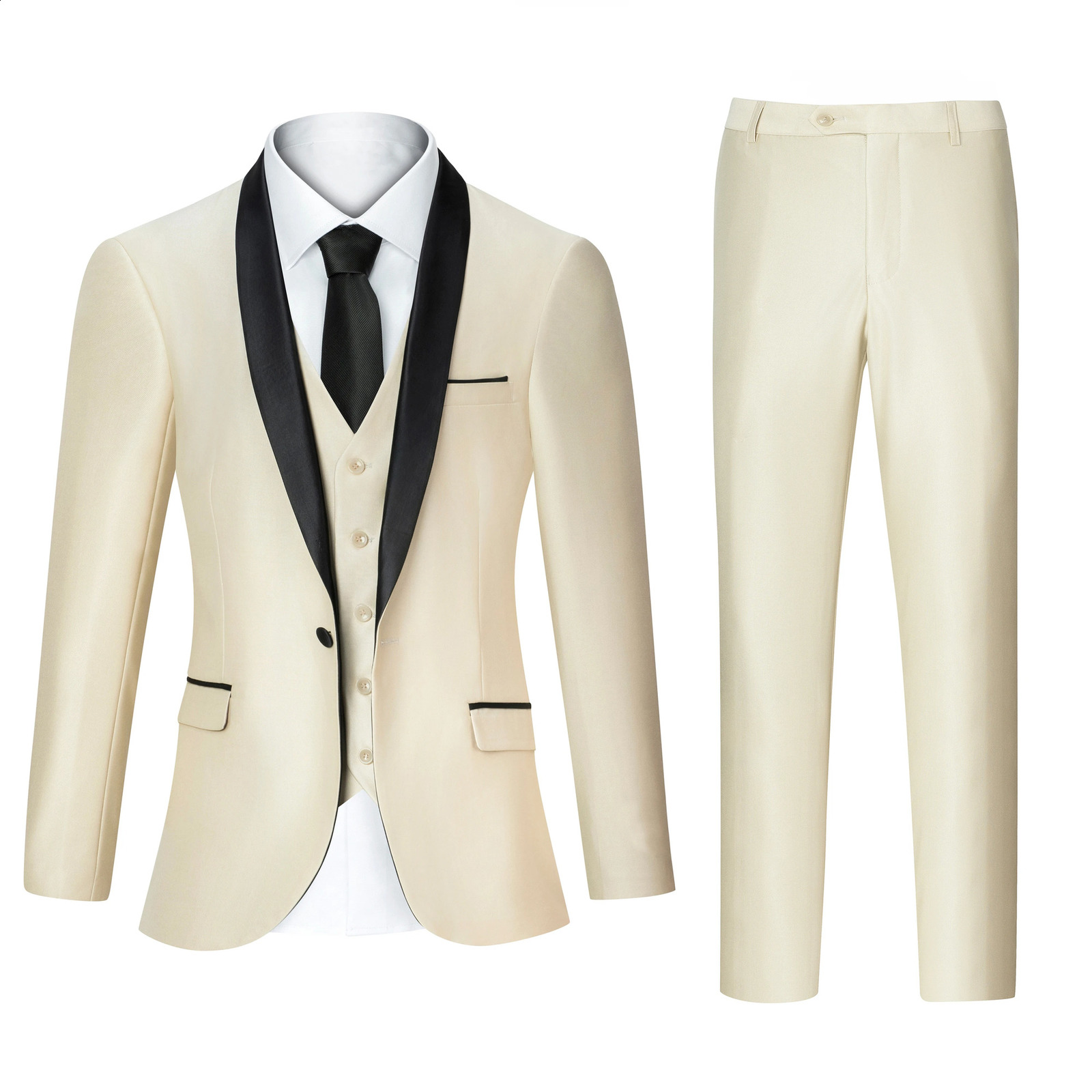Customized Men Suits Single Breasted Lapel 3 Piece Jacket Pants Vest Full Sets High Quality Clothing Terno Blazers 250517
