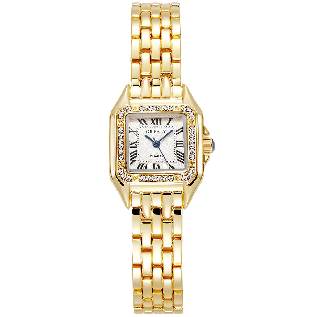 BERNY Gold Watch for Women Ladies Wristwatch Quartz Jewelry Bracelet Set Minimalist Multicolor Small Watches y241228