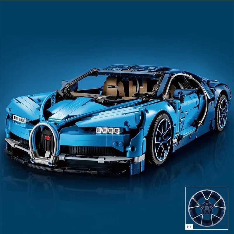 3599PCS Bugatti Super Sport Car Building Block Model Racing Vehicle Hypercar Assemble Model Brick Toys for Kids and Adults Gifts W250529