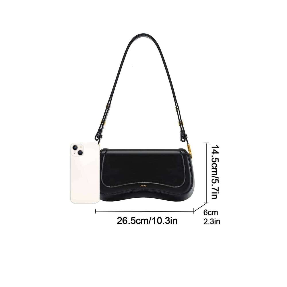 Elegant Style One-Shoulder Oblique Straddle For Gift Casual Commuter Tote Portable Pudding Underarm Bag