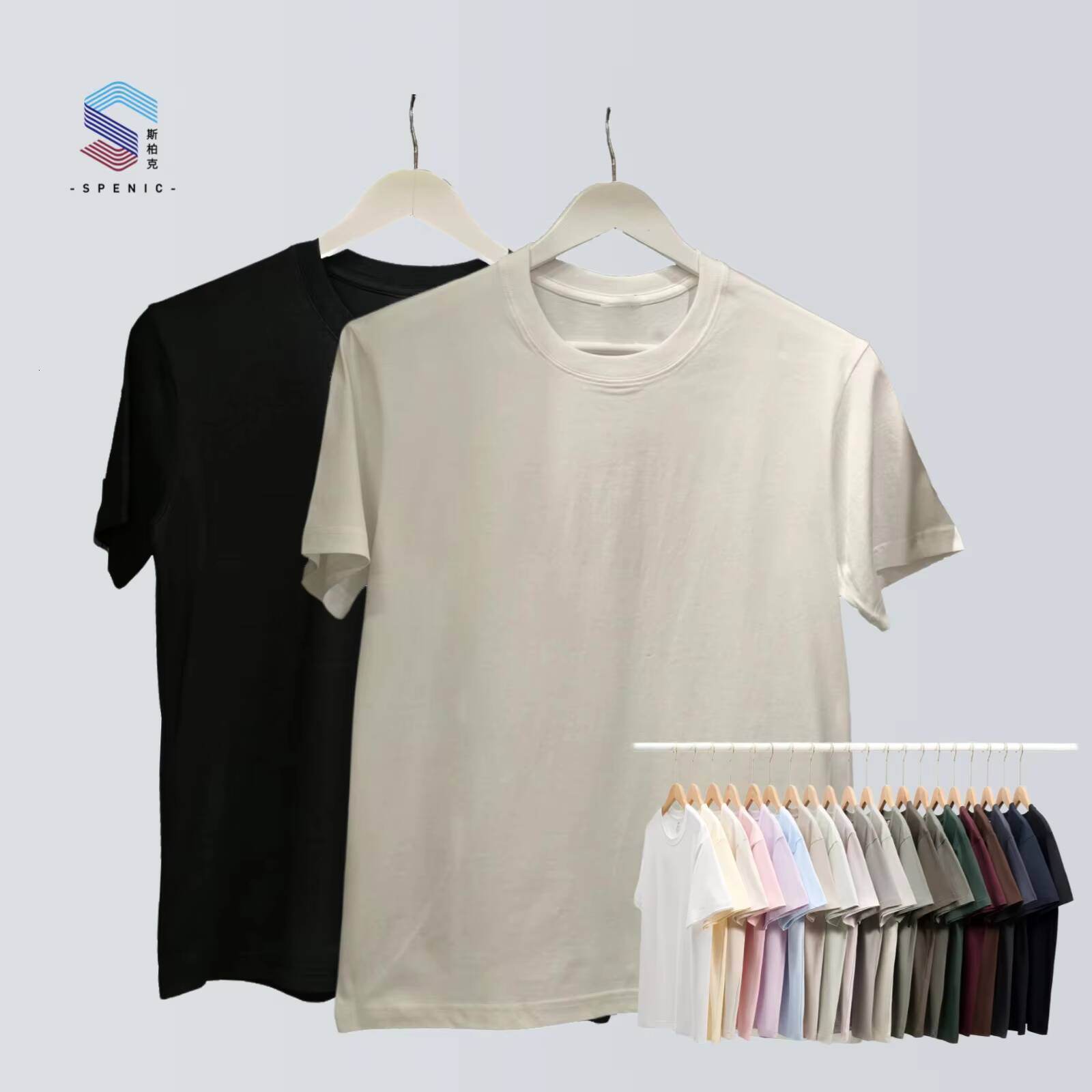 Fashion ODM & OEM Low Price 230 or 300 GSM 100% Cotton with Tapestry Patch Men's T-Shirt Summer