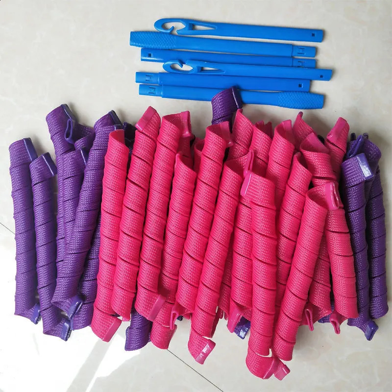 Curling iron magic spiral curler hair styling tool DIY hair curlers no hair heat curlers and styling hooks soft lazy curly 250519