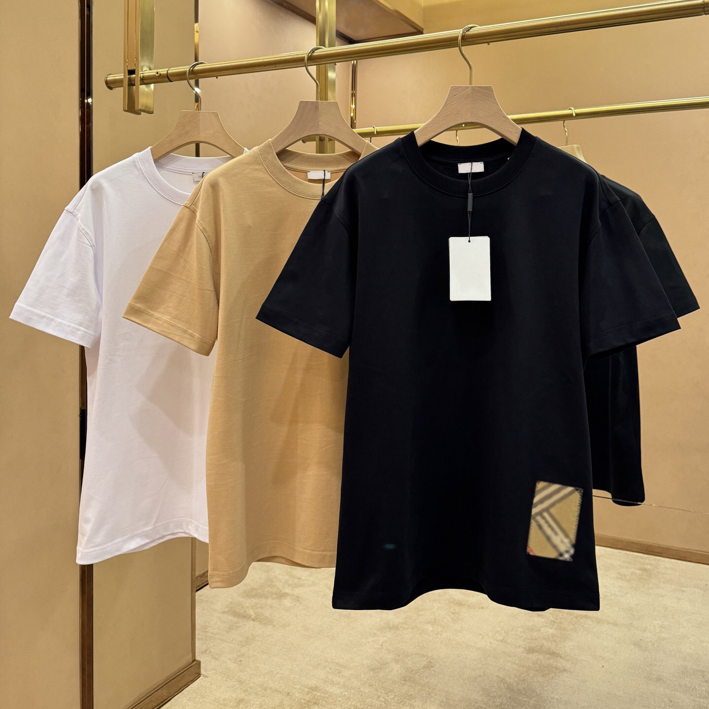 High quality designer T-shirt men's T-shirt summer classic casual pure cotton breathable embroidered short sleeved European size