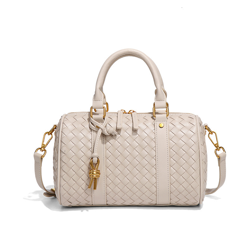 Unique High-End Handbag Practical Versatile Shoulder Crossbody Handwoven Women's Boston Pillow Bag