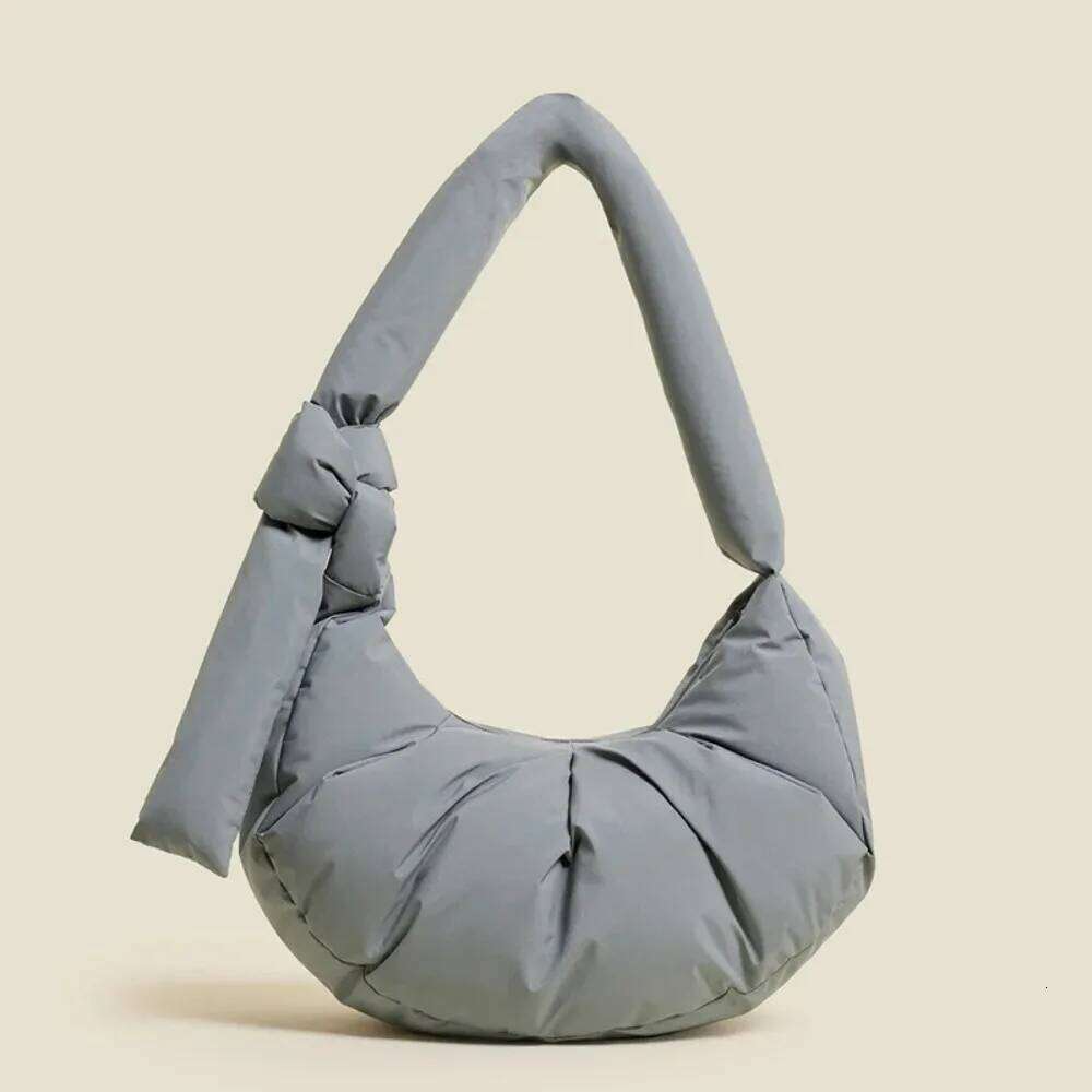 Women's Bags Designer Nylon Padded Cloud Dumpling Bag Ruched Quilted Shoulder Crossbody Half Moon Hobos Tote Bags For Women Designer Handbags New