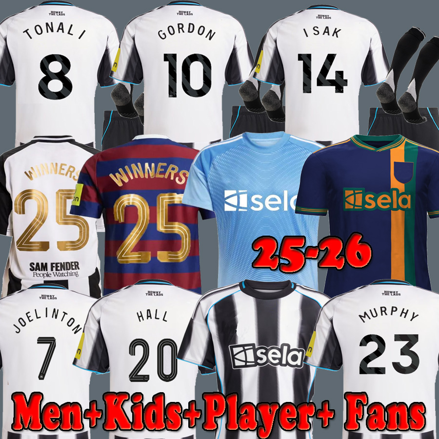 3XL 25 26 Tonali NEwcaslTEs Soccer Jersey unitedS Fans Players 2025 2026 BRUNO G. WILSON SHELVEY ALMIRO TRIPPIER Football ShirtS MAXIMIN Men kit Kids Botman JOELINTON