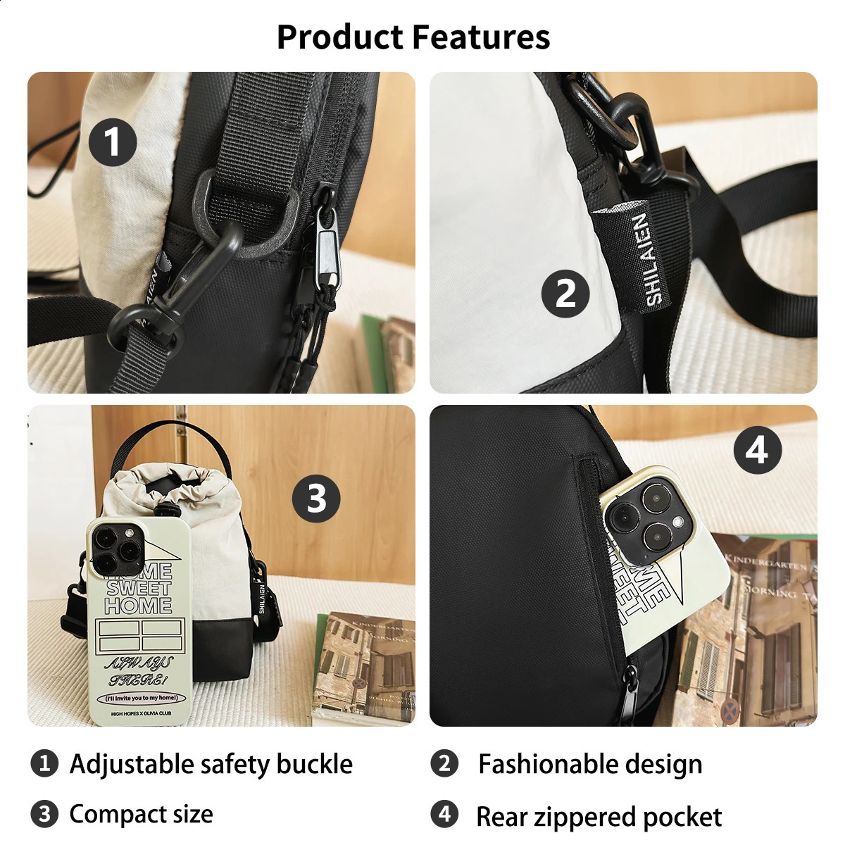 Lightweight Outdoor Shoulder Bag Camping Crossbody Mens MultiFunctional Mobile Phone Cycling Travel Water Bottle Cup Bag 250528