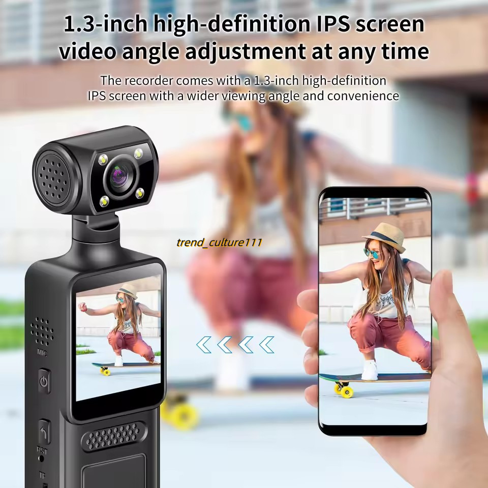 Ultra HD 4K WiFi Mini Camera Portable Digital Video Recorder BodyCam Infrared Night Vision Sports DV Riding Camcorder