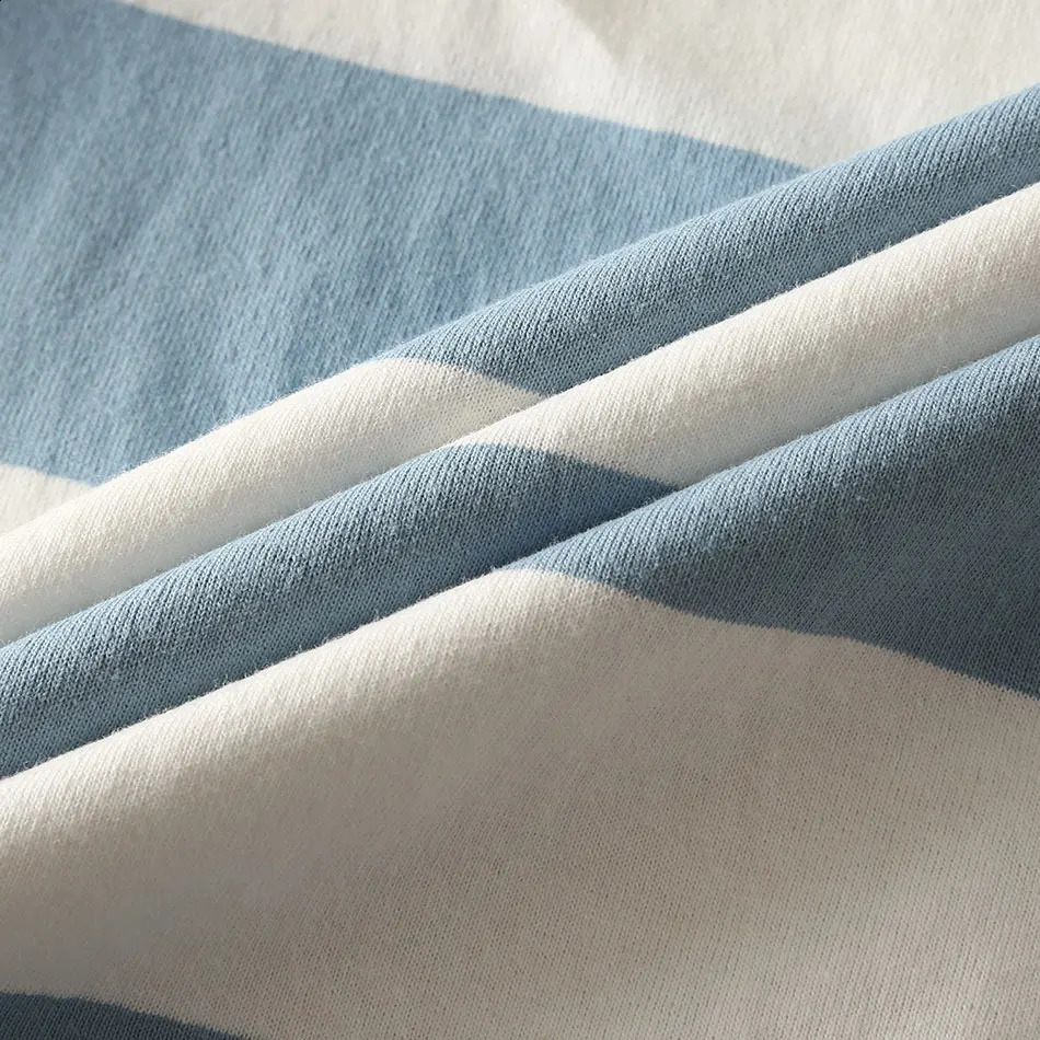 Men Striped T-Shirt Stripes Top Tees Male Fashion Short Sleeve Blue Red White Black T Shirt Costume Cosplay Party 250527