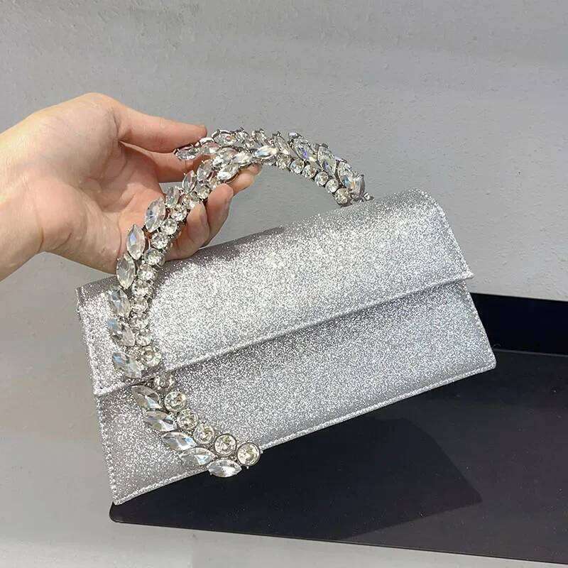 Women's Bags Designer Dia Handle Handbag Designer Bags For Women Satin Shoulder Elegant Silk Party Evening Bag Wedding Clutch Ladies
