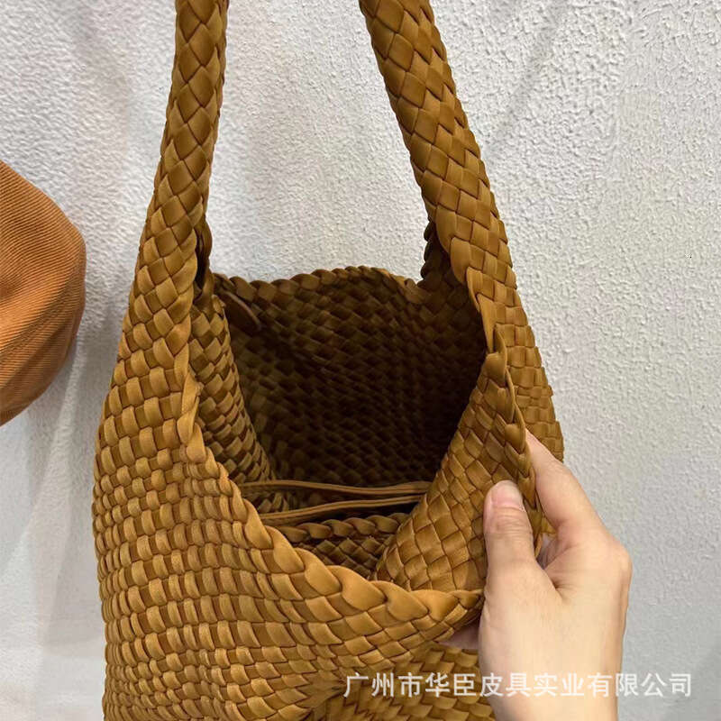 Tote Bag Handwoven Tote Large Capacity Mother Daughter Trendy Soft Handbag Mommy Bag Shoulder Bag Braided Handbag