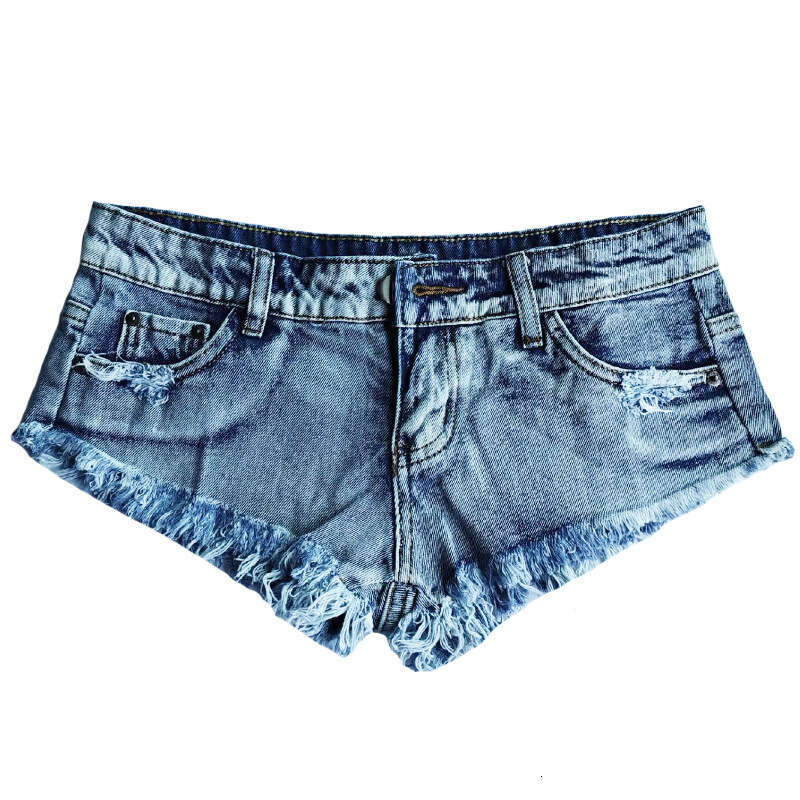 Shorts Women Denim Shorts Sexy Ultra Low Waist Denim Shorts Nightclub Internet Celebrity Hot Y K Spicy Girl Style Ripped Frayed Hem Women S Pants Jean