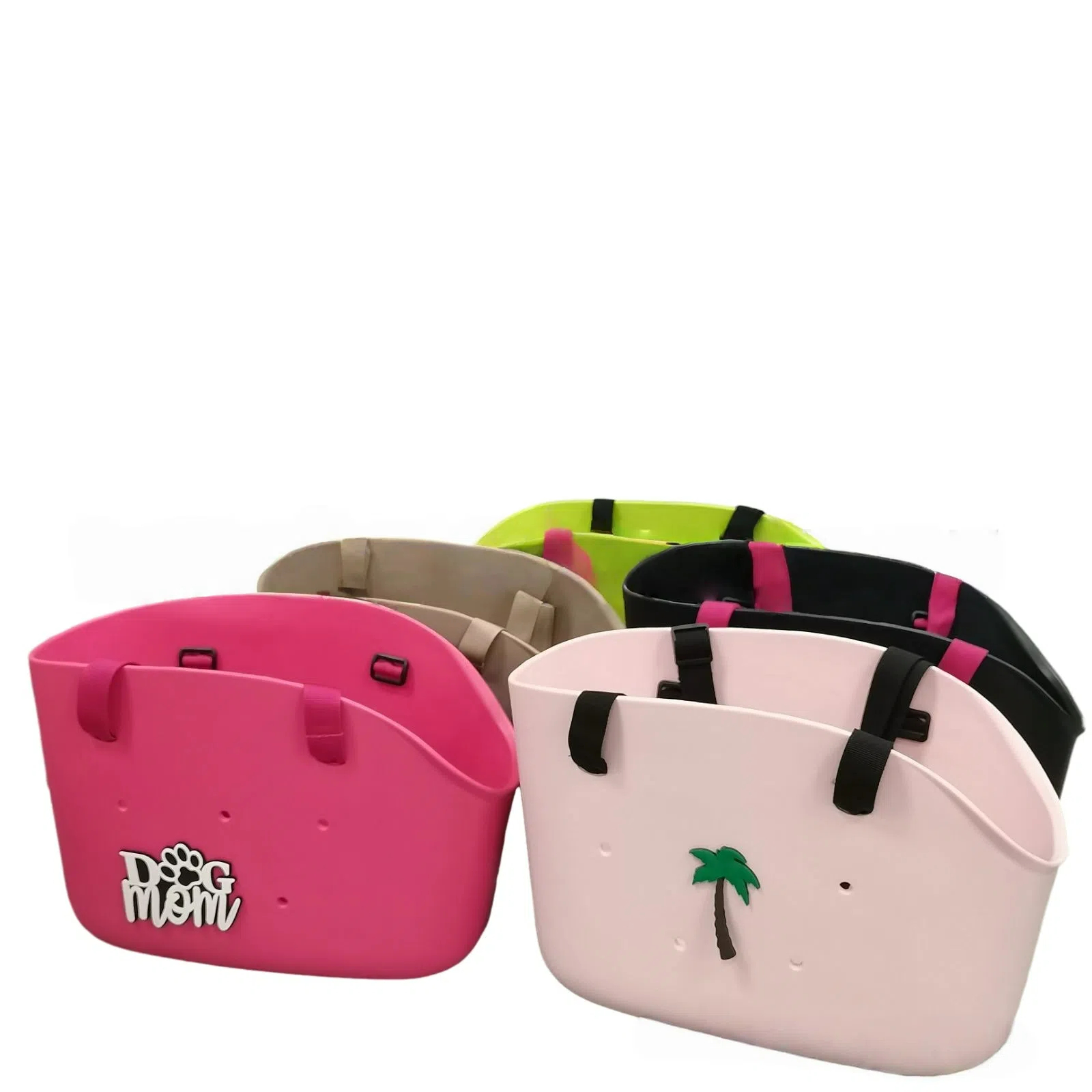 Stylish EVA Pet Carrier Bag with Adjustable Straps & Charms - Portable Dog Cat Travel Tote - Multiple Colors