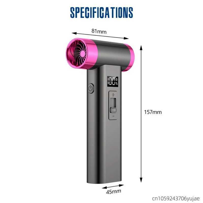 Latest Wireless Cold Hair Dryer With 110000 Rpm Strong Wind Power For Outdoor Barbecue And Dust Blowing Gun Ldy Cold Hair DryerXJ250528