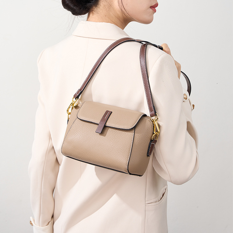 designer bag women's small new leather shoulder bag versatile white spring and summer design niche bags crossbody bags