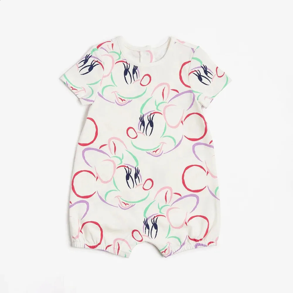 2Pcs Baby Boy Jumpsuits for Summer Cotton Infant Short Sleeve Rompers born Baby Girl Clothing 250528