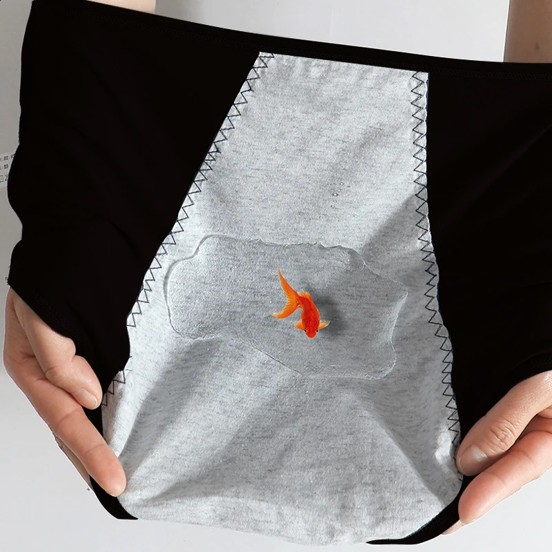High Waist Womens Panties Leak Proof Menstrual Pants Widen Period Physiological Underwear Plus Size M4XL Cotton Female Briefs 250526