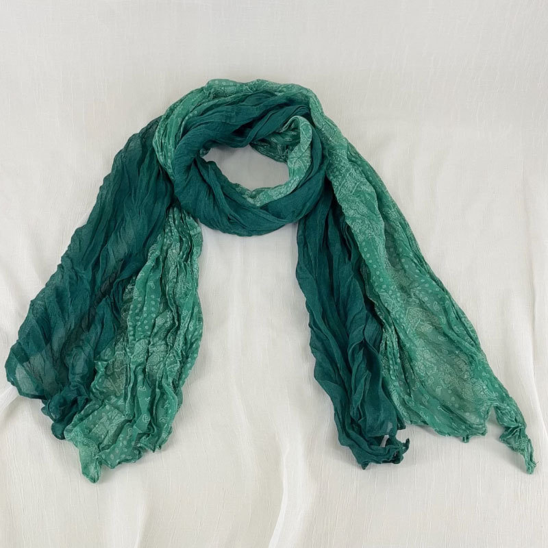 K859 Manufacturers wholesale solid color large chiffon scarf sunscreen shawl scarf dual-purpose versatile gauze beach towel summer spring and autumn