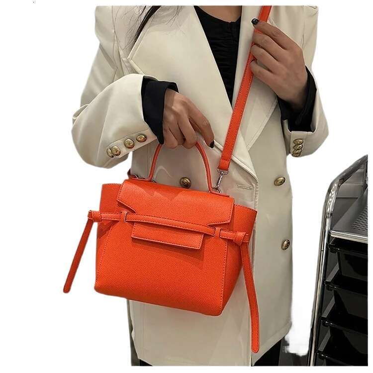 Designer Bag New Women S Belt Palm Grain Leather Crossbody With Winged Design Smile Strap Way Tote Shoulder Bag For Daily