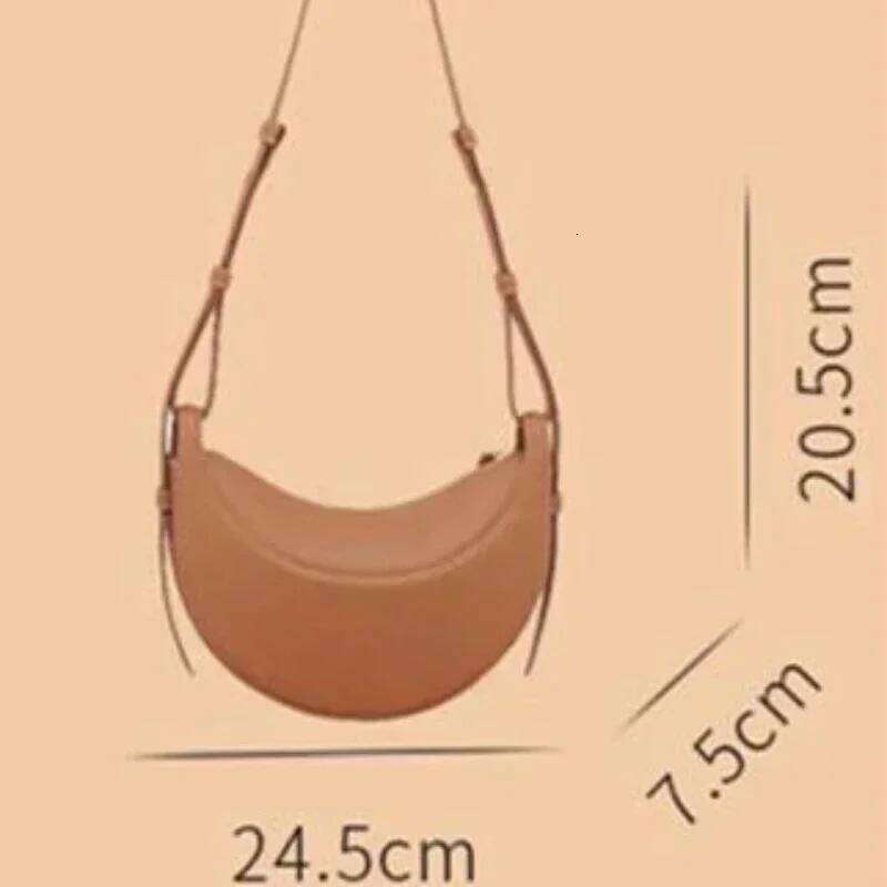 Tote Bags For Women Genuine Leather Cowhide Simple Dumpling Shape Shoulder Handbag New Brand Designer