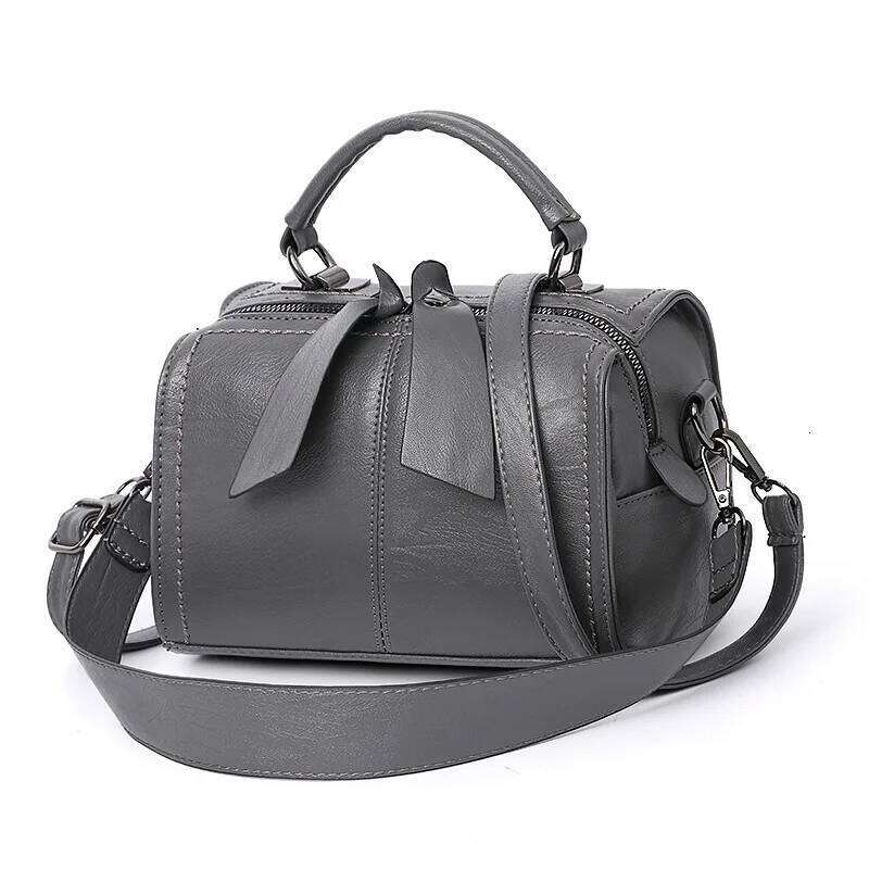 Fashion Soft Leather Pillow New Handbag Large Capacity Women's Shoulder Office & Work Shopping Crossbody Bag