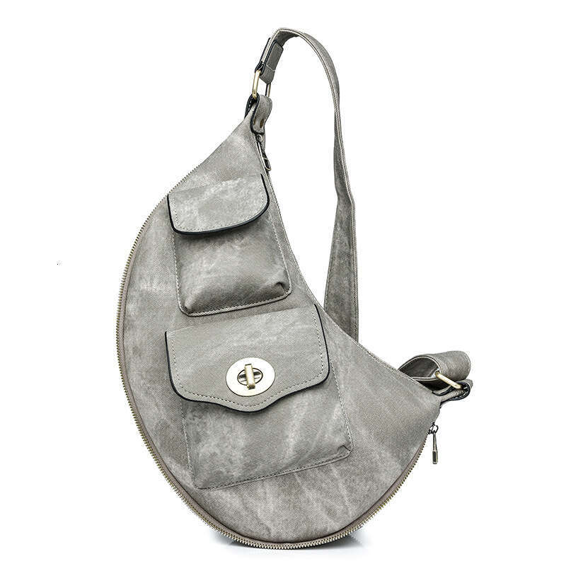 Backpack Large Capacity PU New Women's Waist Chest Bag B5