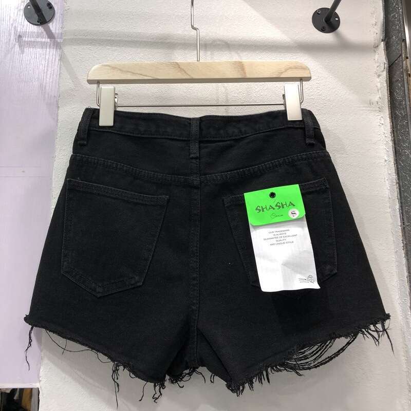 Shorts Women Denim Shorts Spring Summer High Waist Denim Shorts For Women Students New Ripped Versatile Frayed Slimming Style Wide Leg Hot Pants Trend