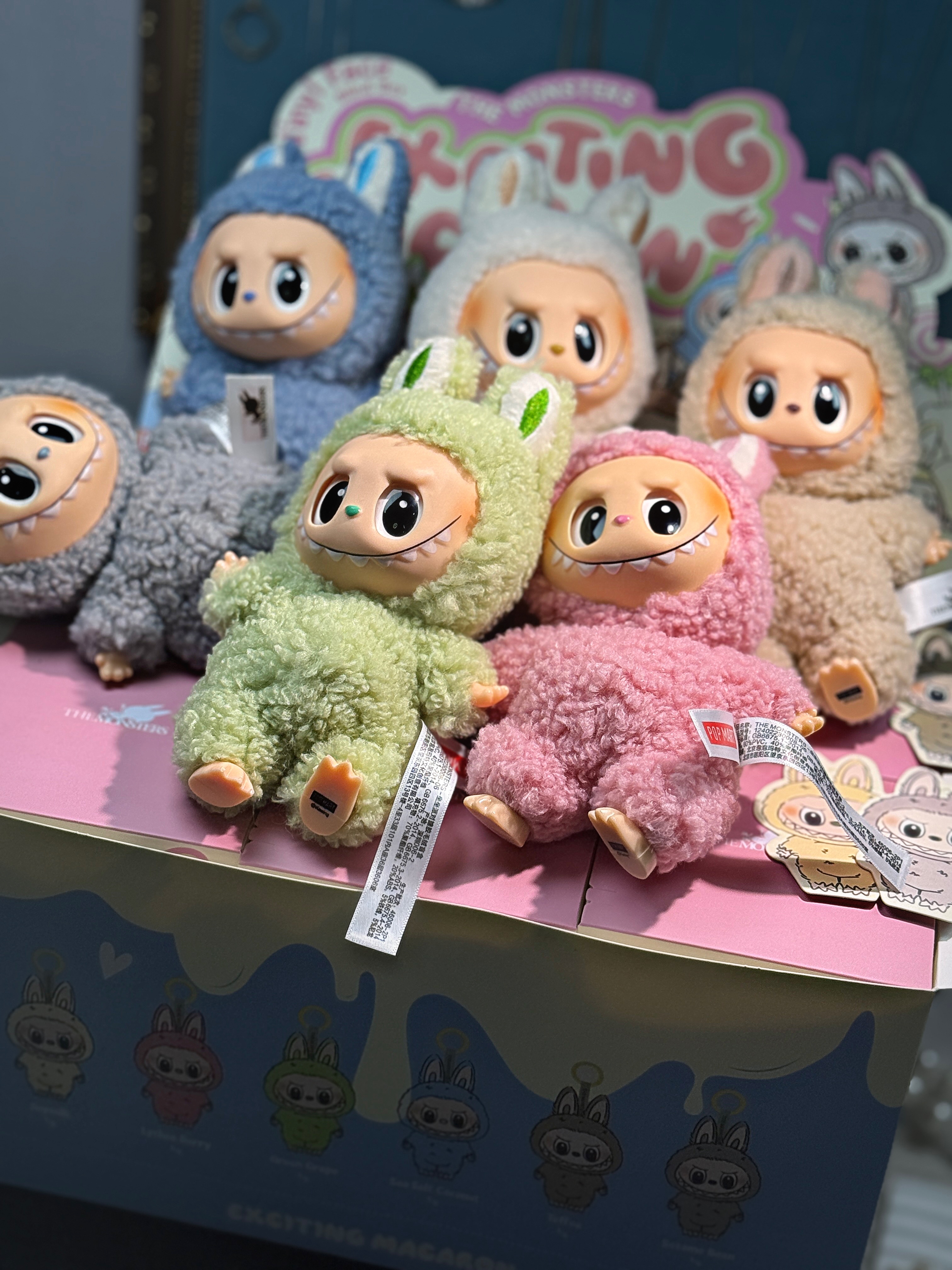 Labubu Monster Blind Box Plush Keychain - Fun Vinyl Toy for Collectors