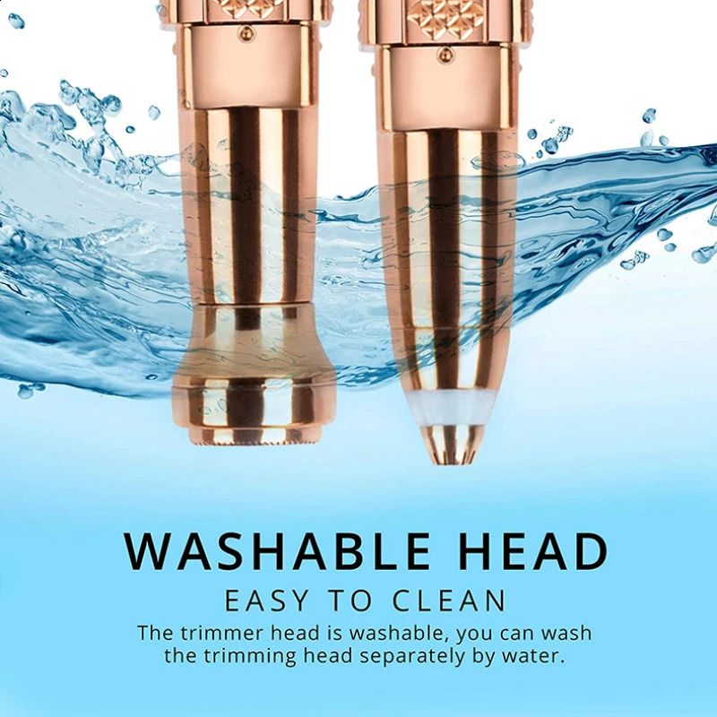 2 in 1 Womens Electric Epilator USB Charging Portable Hair Remover Bikini Painless Shaver for Women Body Eyebrow Trimmer 250516