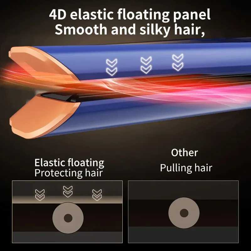 Airstrait Hair Straightener Hair Dryer Negative Ion Hair Styler Long-Lasting Styling Tool Negative Ions Mutli-Styler Blow DryerXJ250528