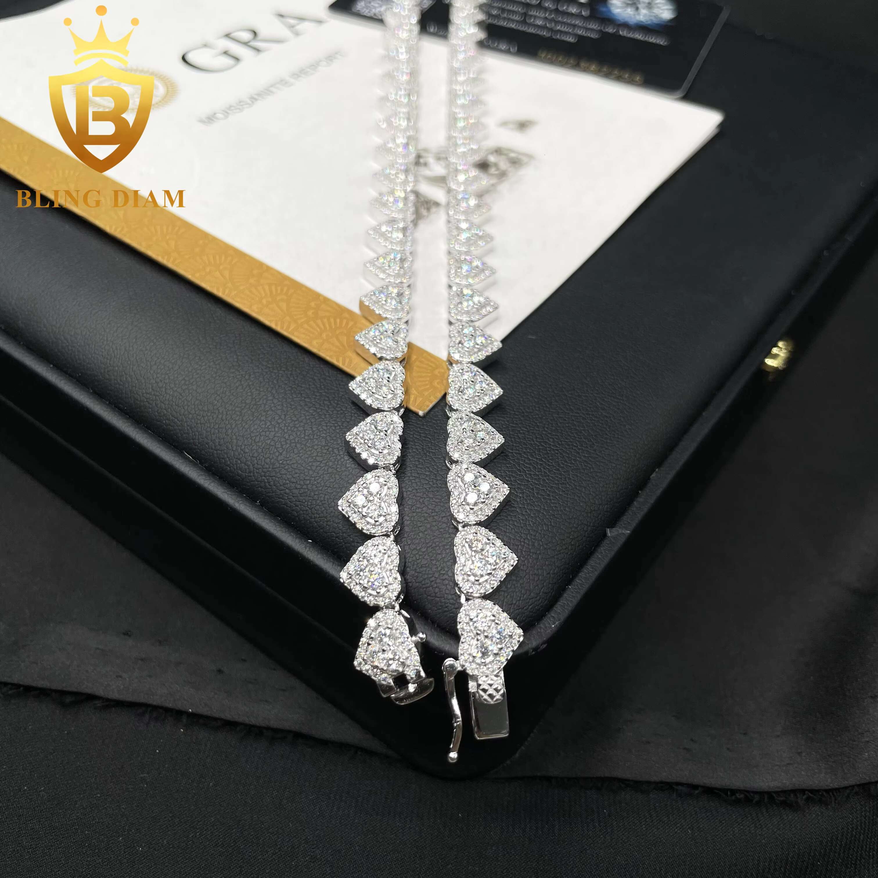 Fashion Wholesale High Quality 8mm Sugar Chain Necklace New Hip-Hop Love Rock Style for Men Women