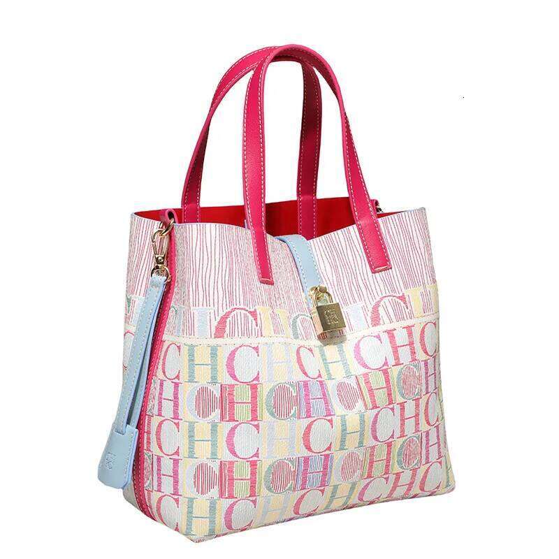 CH High Feeling Simple Alphabet Print Design Handbag Daily Commuter Style Fashion Ladies Small Bag