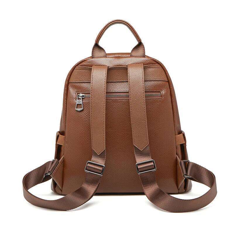 2025 New ZOOLER Full Skin 100% Genuine Leather Women Brand Fashion Roomy Travel Backpack Handmade Bag#Yc575
