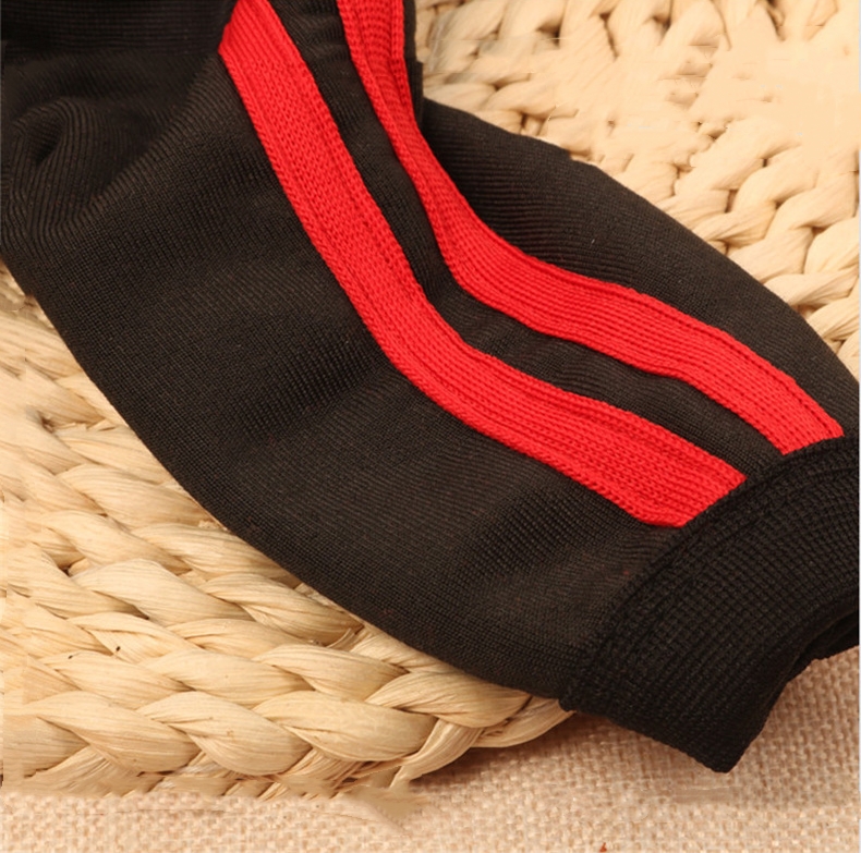 Dog Hoodie Fashion Embroidery 'USA' 4 Legs Jumpsuit Sweatshirt Hoodies, Soft Warm Dog Outfit Pullover Dog Winter Clothes Sweater for Small M