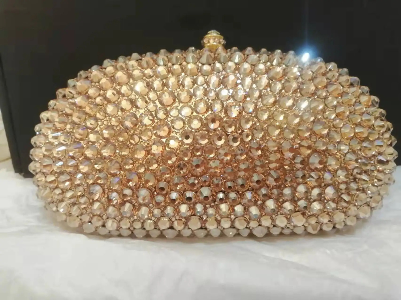 XIYUAN Lady AB Silver Shinny Crystal Evening Bags For Women Wedding Party Stones Gold Clutch Bag Purse Rhinestone Clutches Bags 250528