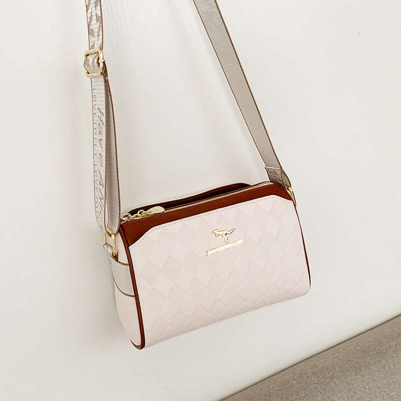 Large Capacity Pillow Brand New Multi-Layer Fashion Quilted Women's Boston Shoulder Crossbody Bag B5