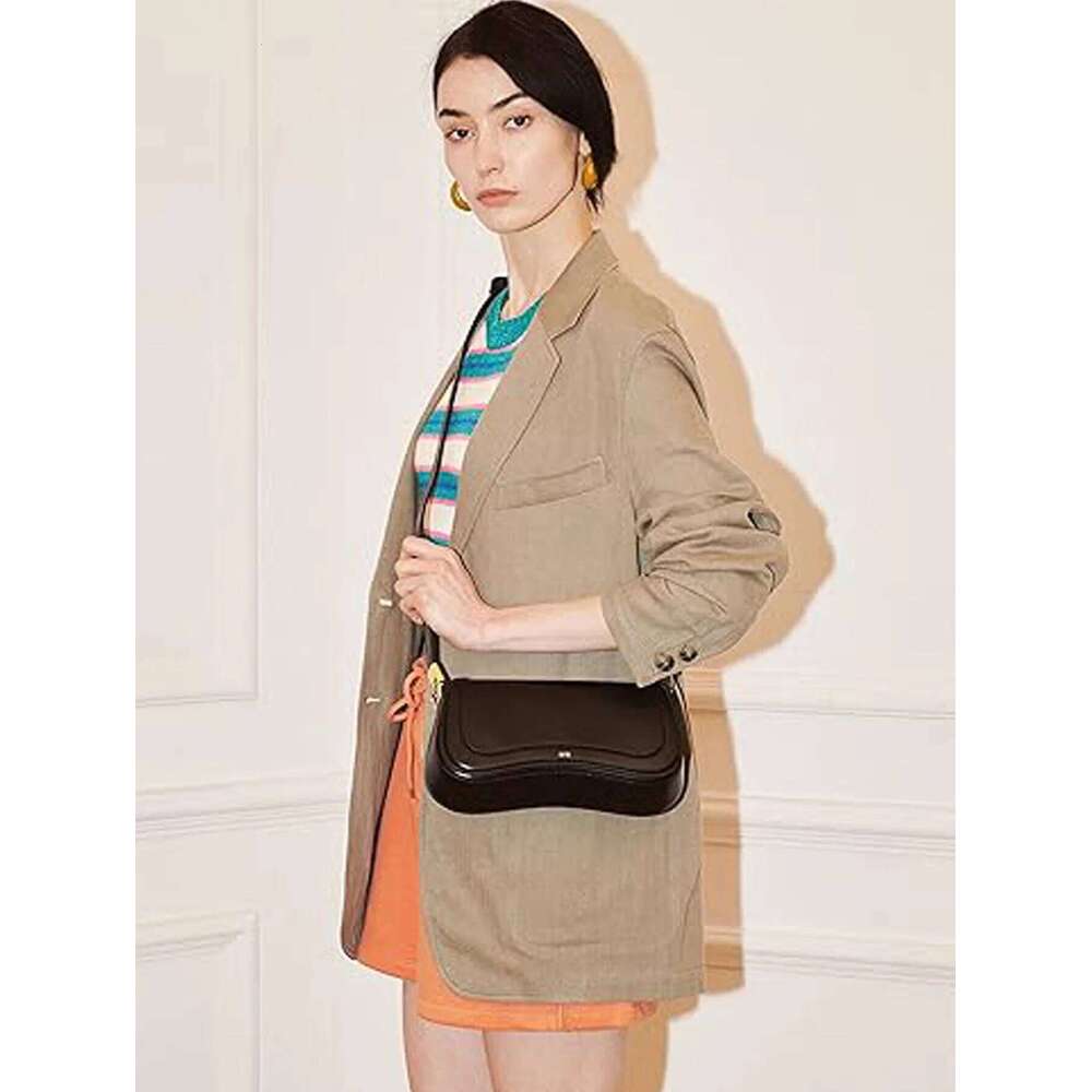 Elegant Style One-Shoulder Oblique Straddle For Gift Casual Commuter Tote Portable Pudding Underarm Bag