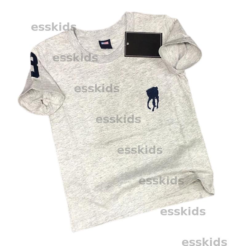 Summer pure cotton short sleeved T-shirt new boys casual round neck tshirt fashion childrens tops classic print kids clothes 90-160 CSD2505291 y250607