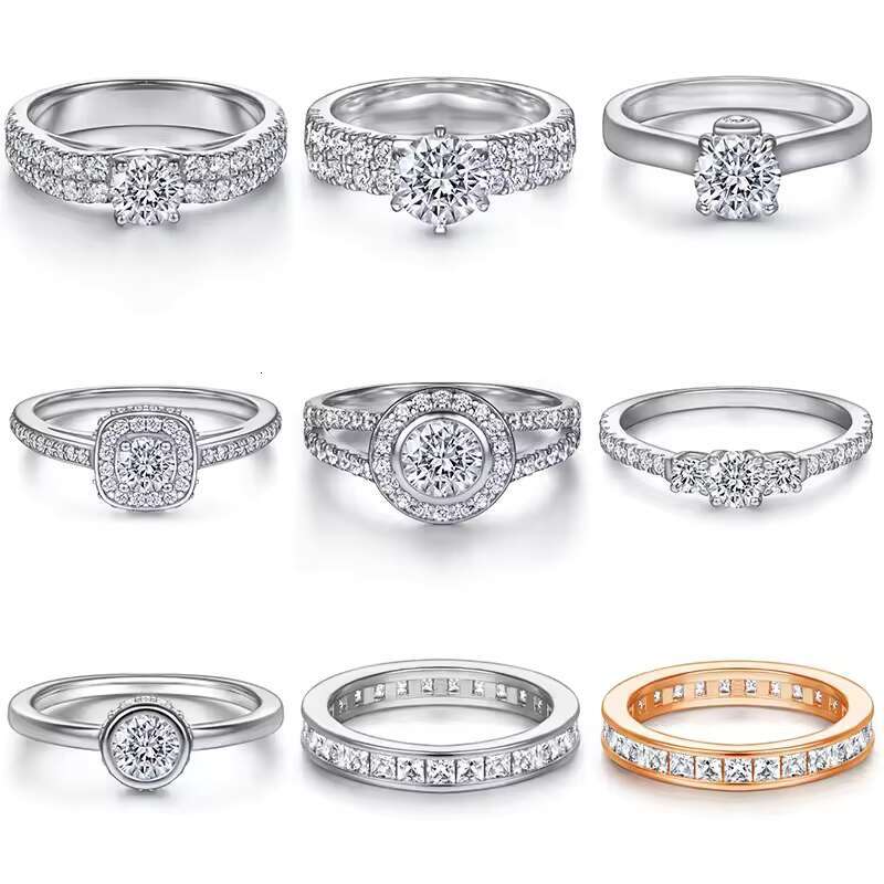 Mens Womens Vintage Engagement Ring with Natural Stone 925 Silver Eternity Rings for Wedding Party Gift