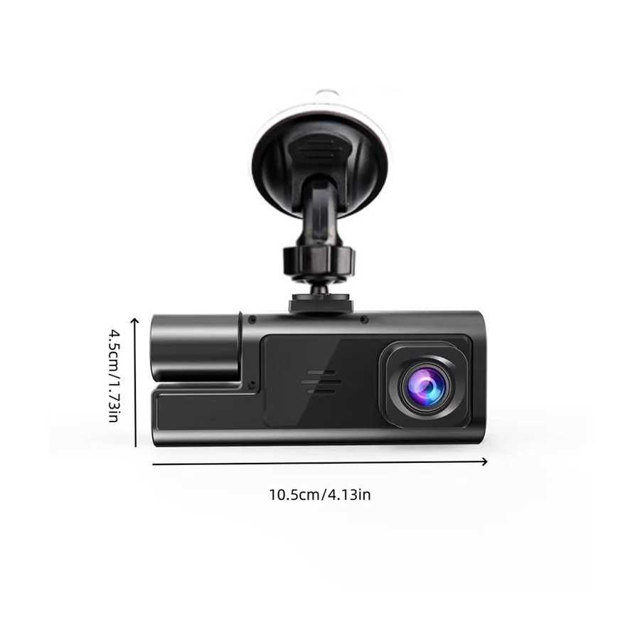 Car dvr 3-channel HD 1080p Car dvr WIFI Car dvr front and rear vision camera night vision black box Auto parts car recorder. R250529
