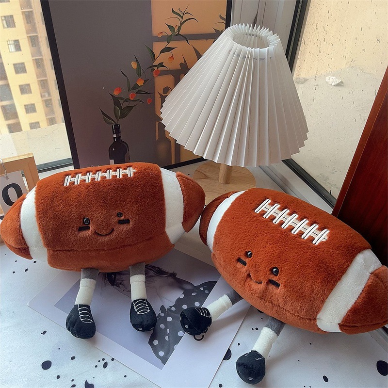 jelly catt 2026 Fun Tennis Pendant JC Sports Series Basketball Football Plush Toy Cute Doll Ornament Y260128