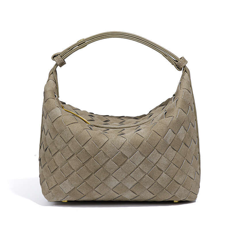 Tote Bag Braided Handbag Handwoven Niche Design High End New Lunch Box Fashion Matte Shoulder Handbag Solid Color Crossbody Bag Shoulder Bag