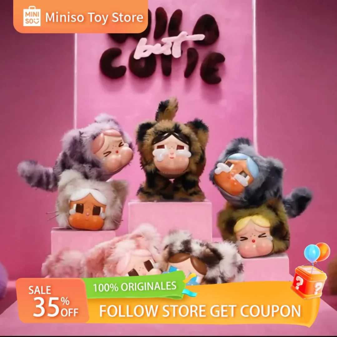 CRYBABY Wild but Cutie Mystery Blind Box Collectible Vinyl Plush Keychain Cute Design Limited Edition Gift for Fans W250529