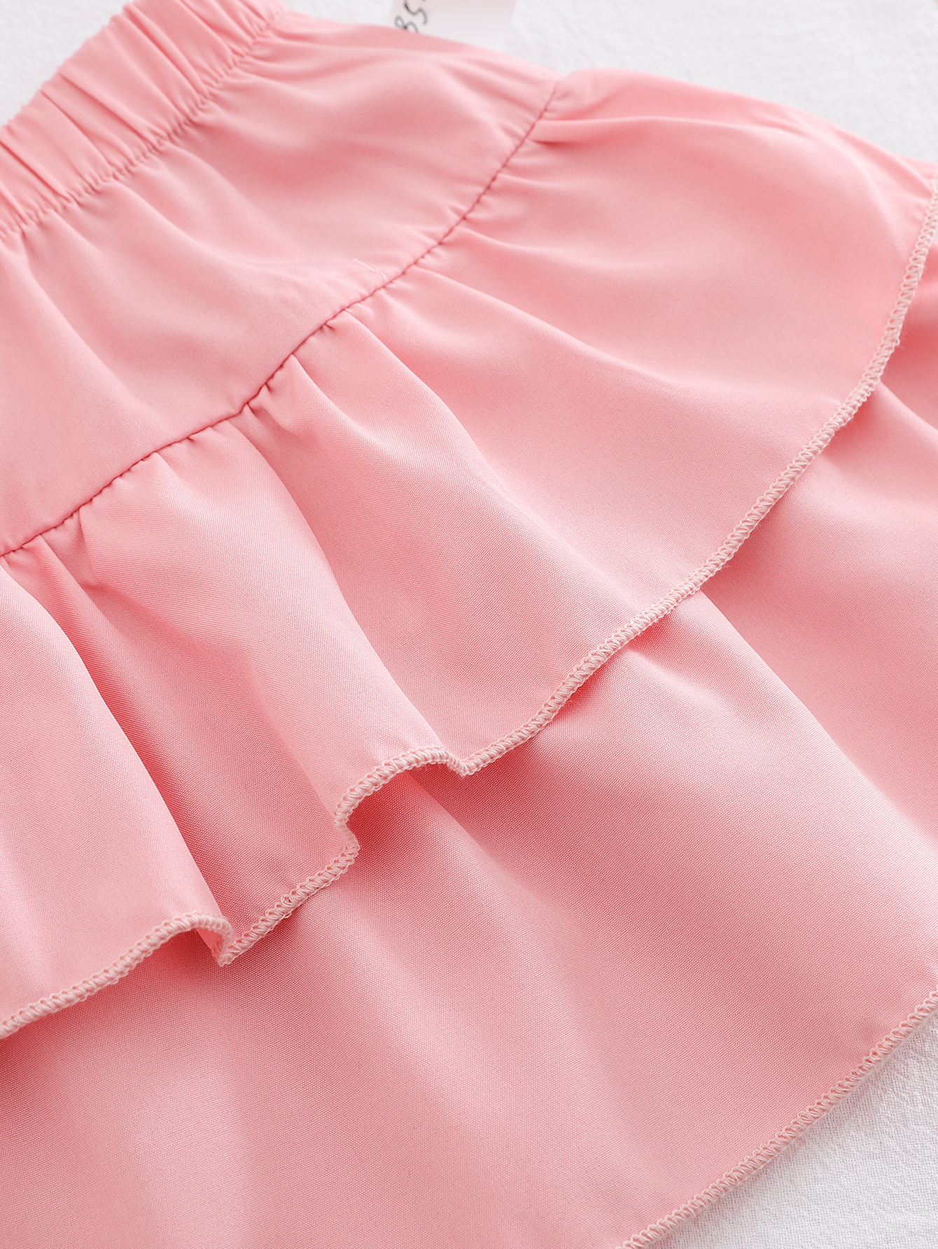 New Summer Style Girl's Skirt: Stylish Children's Pleated Skirt, Princess Layered Skirt and Sleeveless Top Set