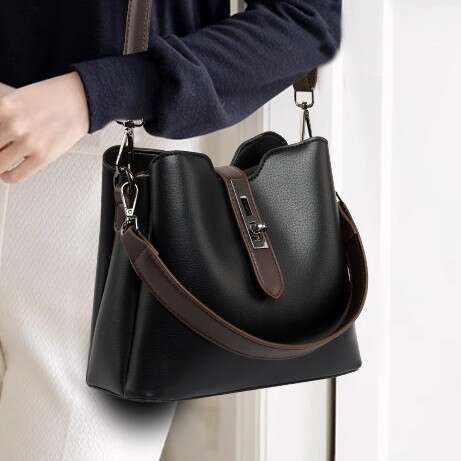 Textured Bucket For Women, Spring/Summer New High-End Multi-Layer Large Capacity Handbag, Shoulder And Crossbody Bag B5